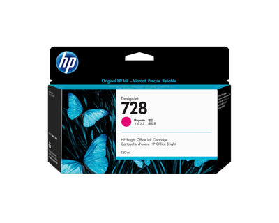 HP Genuine Ink 728 130ML Magenta Tintado Genuine Designjet T730, T830 — image 1