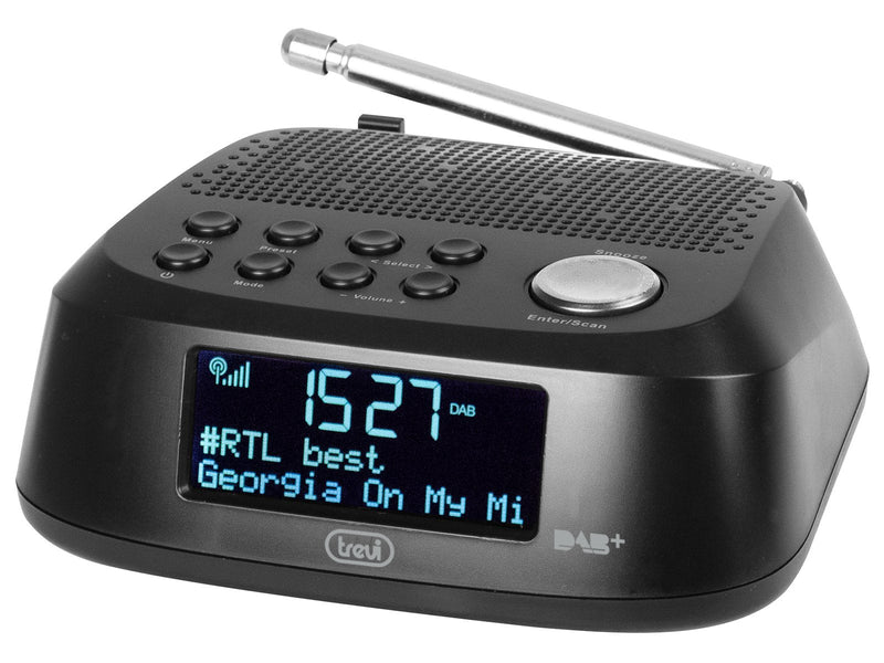 Trevi Radio Despertador RC80D4 Black