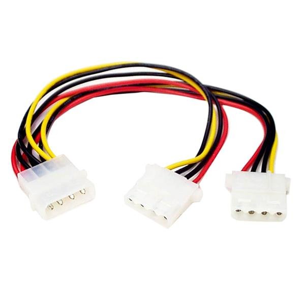 StarTech Cable Power Molex(m) a Double Molex(h) 0.25M LP4