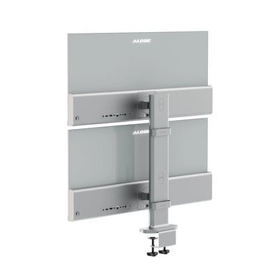 Alogic Elevate 34 Dual Vertical Monitor Stand Silver — image 1