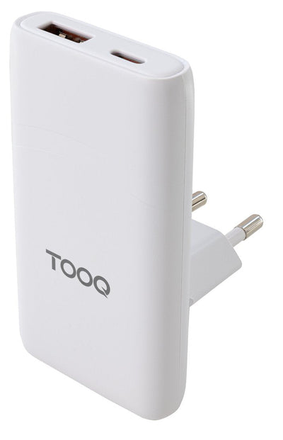 Charger Wall GaN USB-C/Pd+usb-a/Qc 65W, White — image 1