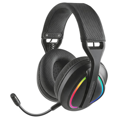 Mars Gaming Headphones Gaming With Microphone Mhw-quasar Black — image 1