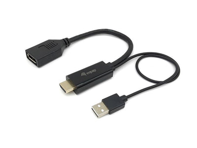 Equip HDMI Adapter DisplayPort M/H 0.15M 4K/60HZ W — image 1