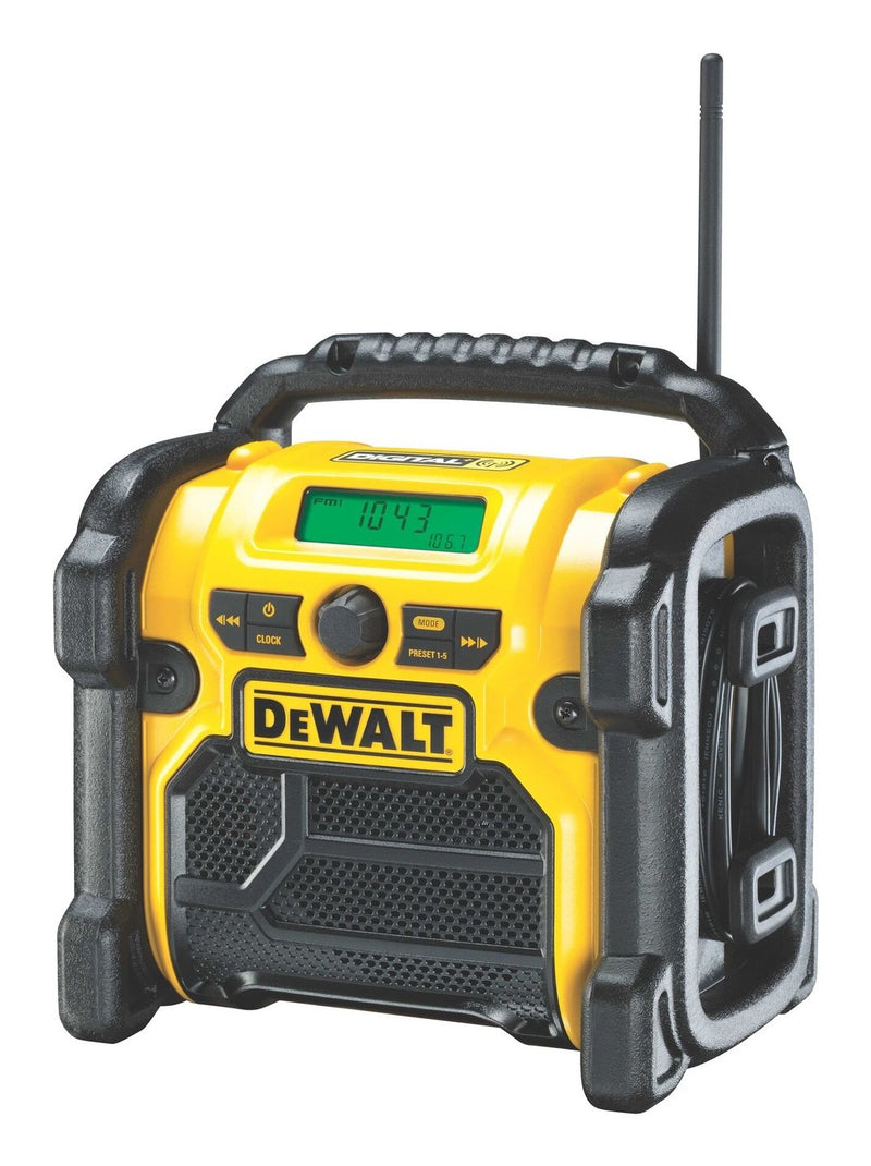 Dewalt Radio DCR020-QW Laptop Digital Black Yellow