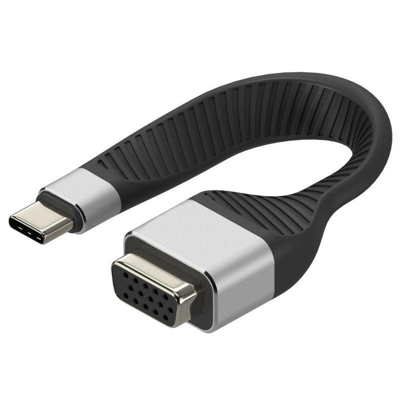 Techly Icoc-usbc-VGA Adapter Cable Vídeo 0,12M USB Type-c VGA (d-sub)