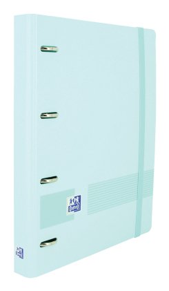 Oxford Live & Go Folder 4 Anillas 35MM Europeanbinder A4 + Polyfoam C/Spare Part 5X5 Blue Pastel