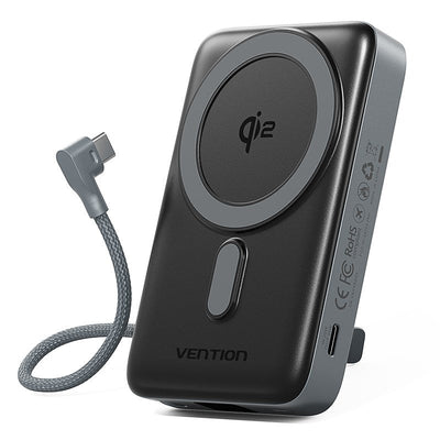 Vention Powerbank 10000MAH FKHH0 35W Wireless Grey Includes USB Cable Type-c — image 1