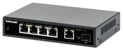 Intellinet 561822 Switch Gigabit Ethernet (10/100/1000) Energía Sobre Ethernet (PoE) Black — image 1