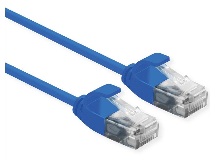 Roline UTP Datacenter Network Cable CAT.6A (class Ea), Lsoh, Slim, Blue 5M