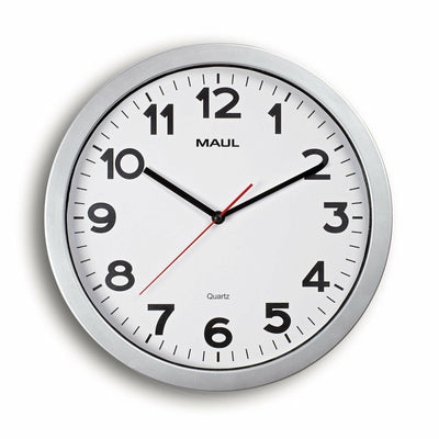Maul Watch Wall Maulstep, 35CM, Quarzuhr, Includes Batt., Silver — image 1
