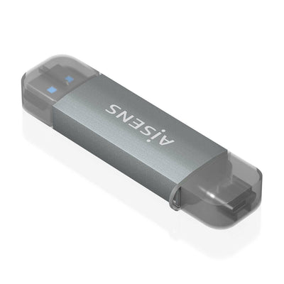 Aisens Card Reader External ASCR-2AC08-GR USB 3.1 — image 1
