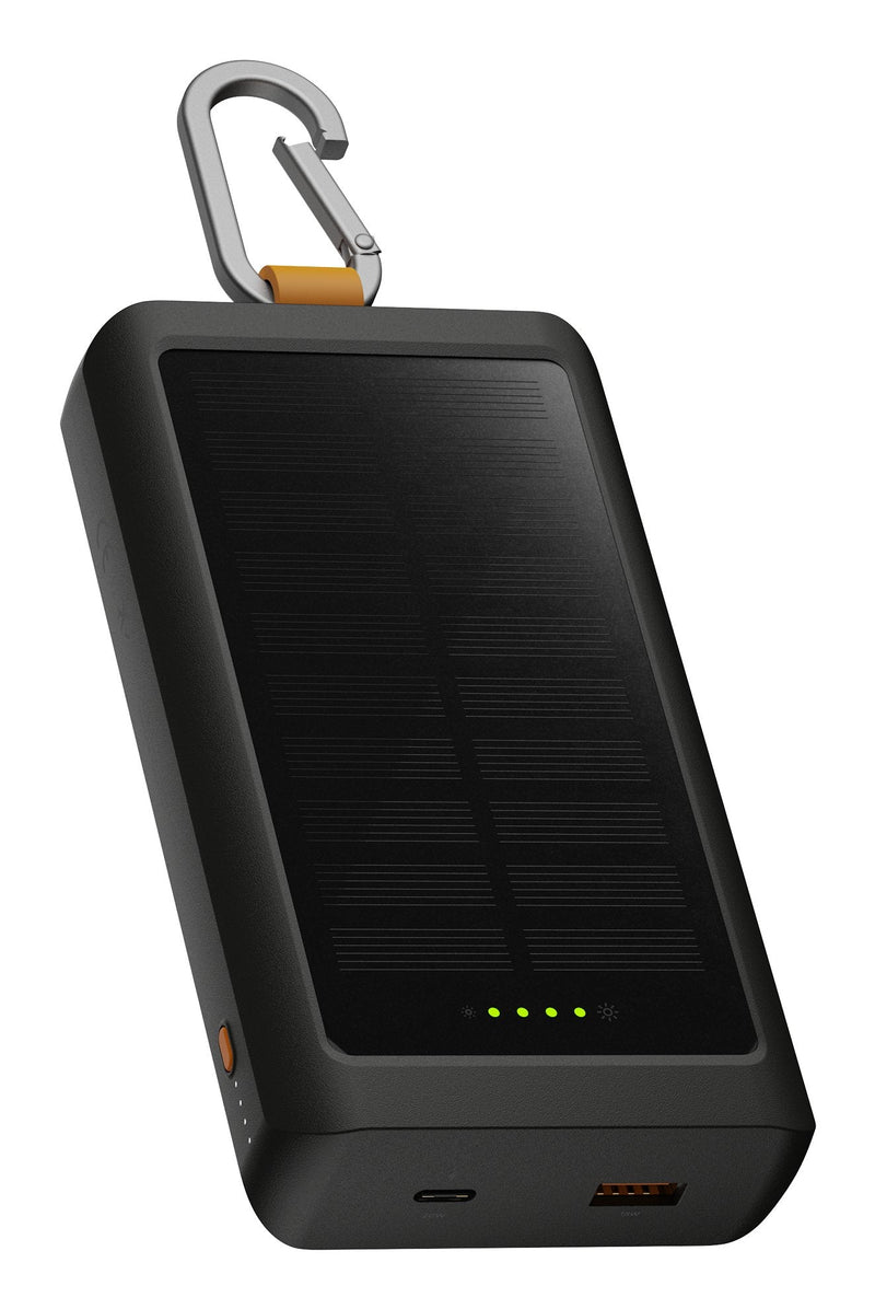 Xtorm Solar Powerbank 20W 10.000MAH + Taschenlampe Black