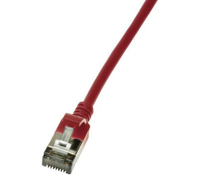 Logilink Slim U/FTP Network Cable 0,3M CAT.6A U/FTP (STP) Red — image 1