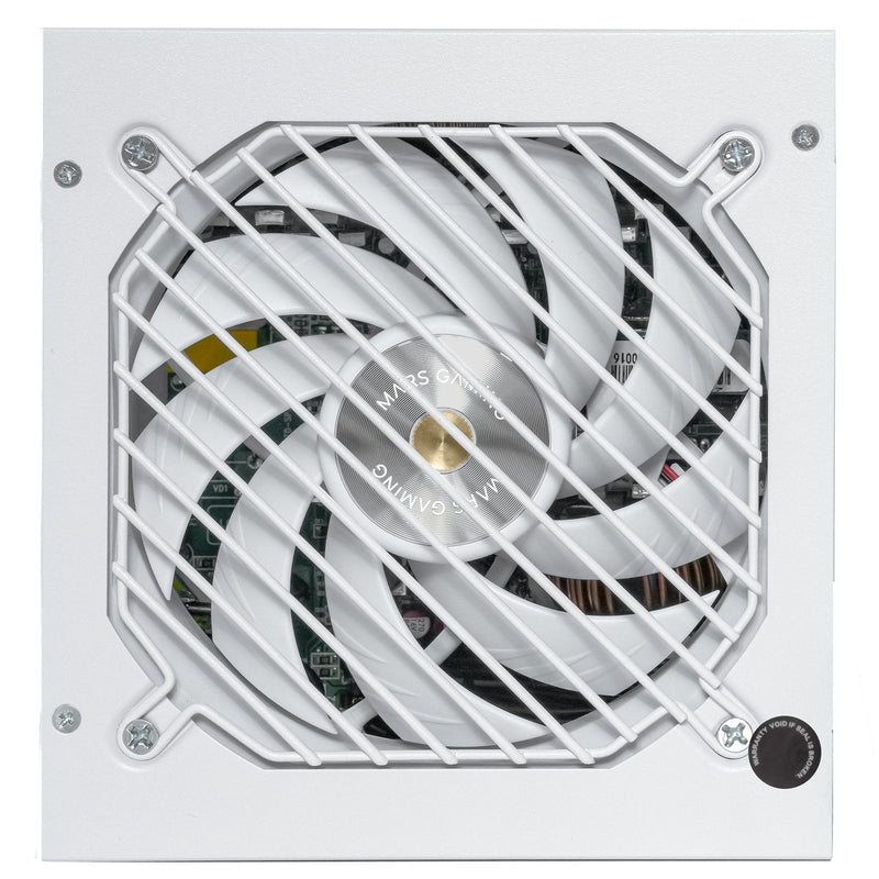 Mars Gaming Power Supply Alim. 750W Si 80 + White 750W/ 80 Plus Silver/ Fan 120MM/ Eficiencia 99%