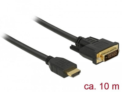 Delock HDMI Cable a DVI 24 + 1 Bidireccional 10M — image 1