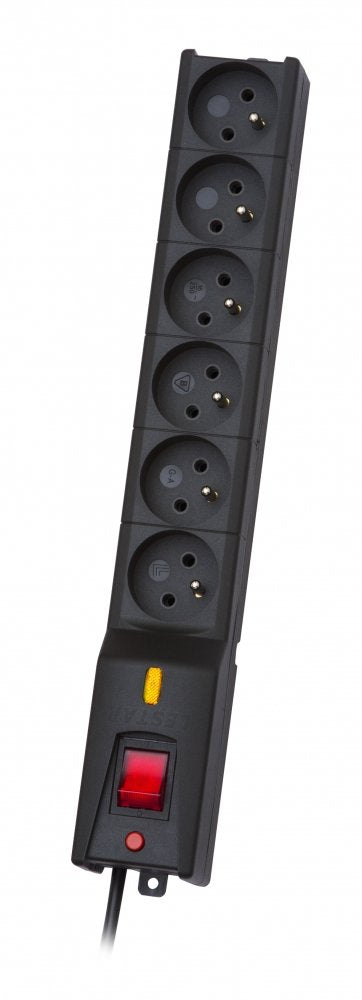 Lestar Lx 610G-A K.:cz 3.0M Base Múltiple 5M 230 Salidas AC Indoor Black — image 1