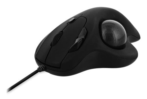 Tnb Mouse Ergo - Wired USB-A + USB-C Ergonomic Trackball Mouse - Black