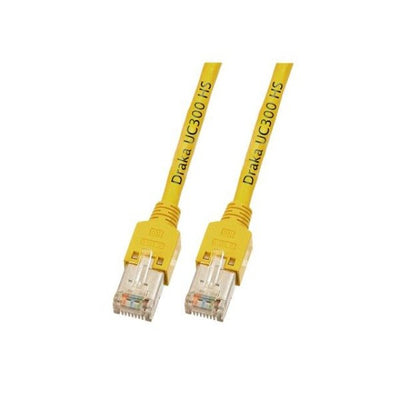 Efb RJ45 Network Cable CAT.5E Sf UTP Lszh Draka UC300 TM11 Yellow 0,5M — image 1