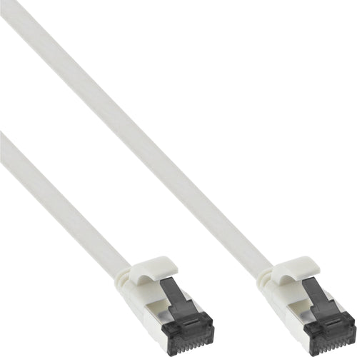 Inline Network Cable Flat , U/FTP, CAT.8.1, Tpe Libre Halógenos, White 3M — image 1
