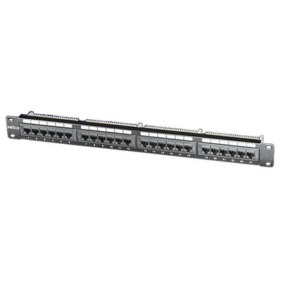 Roline KAT.5E Class D 48,26CM 19PULGADAS-PATCHPANEL 24 Ports UTP Black — image 1