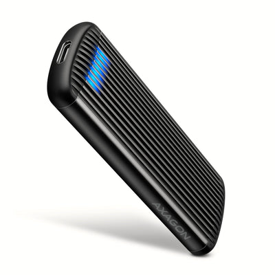 EEM2-SC Housing External Aluminium Without Screws USB-C 3.2 Gen 2 10Gbps - M.2 NVMe SSD, Length 30 80MM Grey — image 1