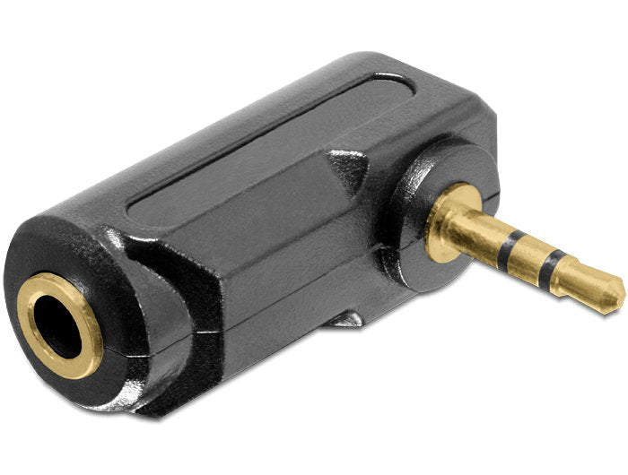 Delock Adapter Jack 3,5MM Stereo Macho-hembra 90º Acodado