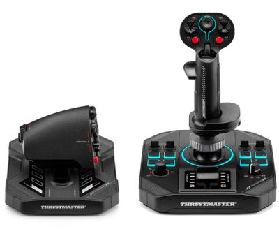 Thrustmaster Sol-r 4 Hotas Black USB Joystick/Lever Control Side + Cuadrante Aceleración Analógico/Digital PC — image 1