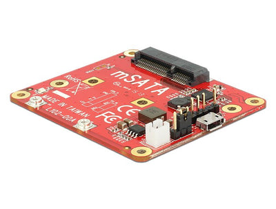 Delock 62648 Convertidor Raspberry Pi USB Micro-b Female / Base Conexiones USB Msata 6GB/S — image 1
