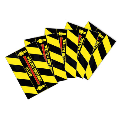 Herma Labels Informativas Abstand Black/Yellow Text/Pict. 5BL. — image 1