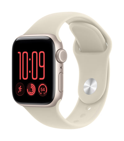 Apple Watch Se 3 (2026) GPS + Cel 40MM Box Of Aluminium White Estrella Strap Deportiva Arena Size M L Siri Ai — image 1