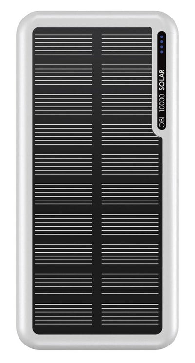 Boompods Obi 10,000MAH Solar Powerbank - White — image 1