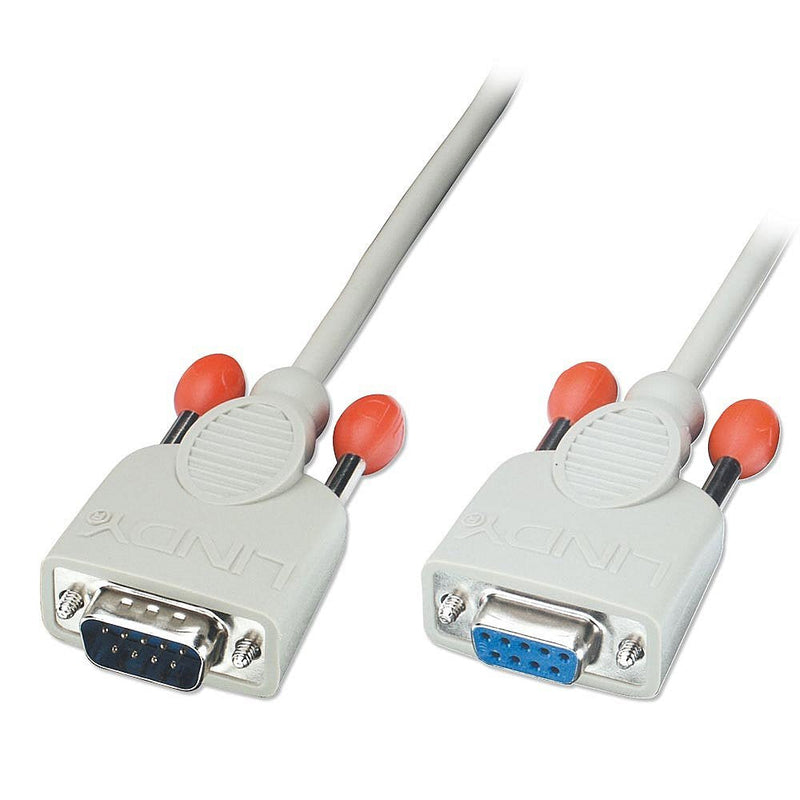 Lindy 31520 Cable Serie Grey 3M DB9 RS232 M/H