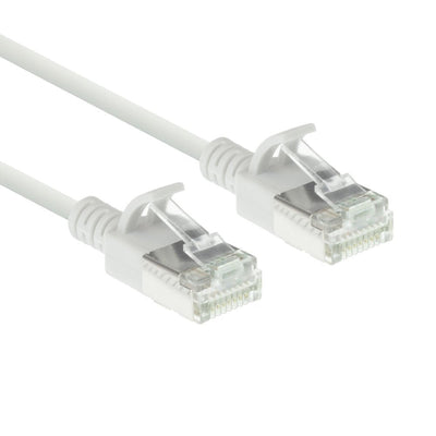 White 7 Meter Lszh U FTP CAT.6A Datacenter Slimline Patch Cable Snagless With RJ45 Connectors — image 1