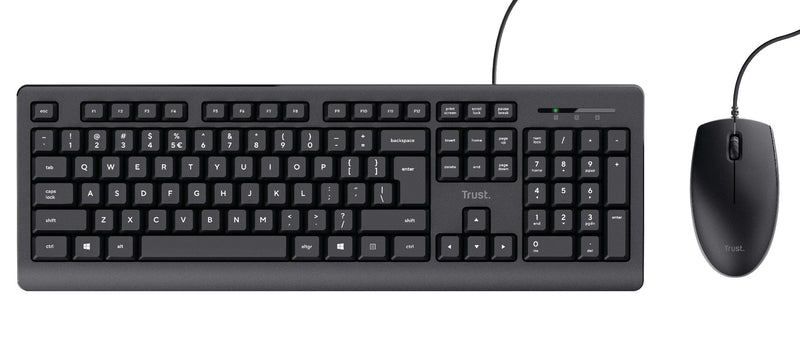 Trust TKM-250 - Teclado- And -ratón-set - Black