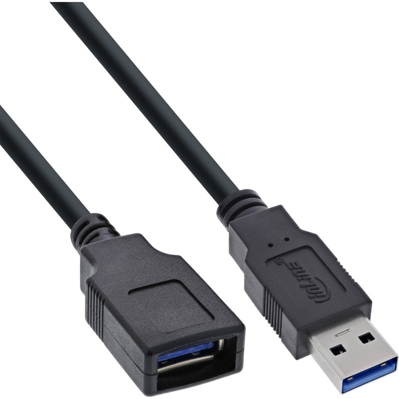 Inline USB 3.0 Cable Type a Male a Type B Female Black 2M