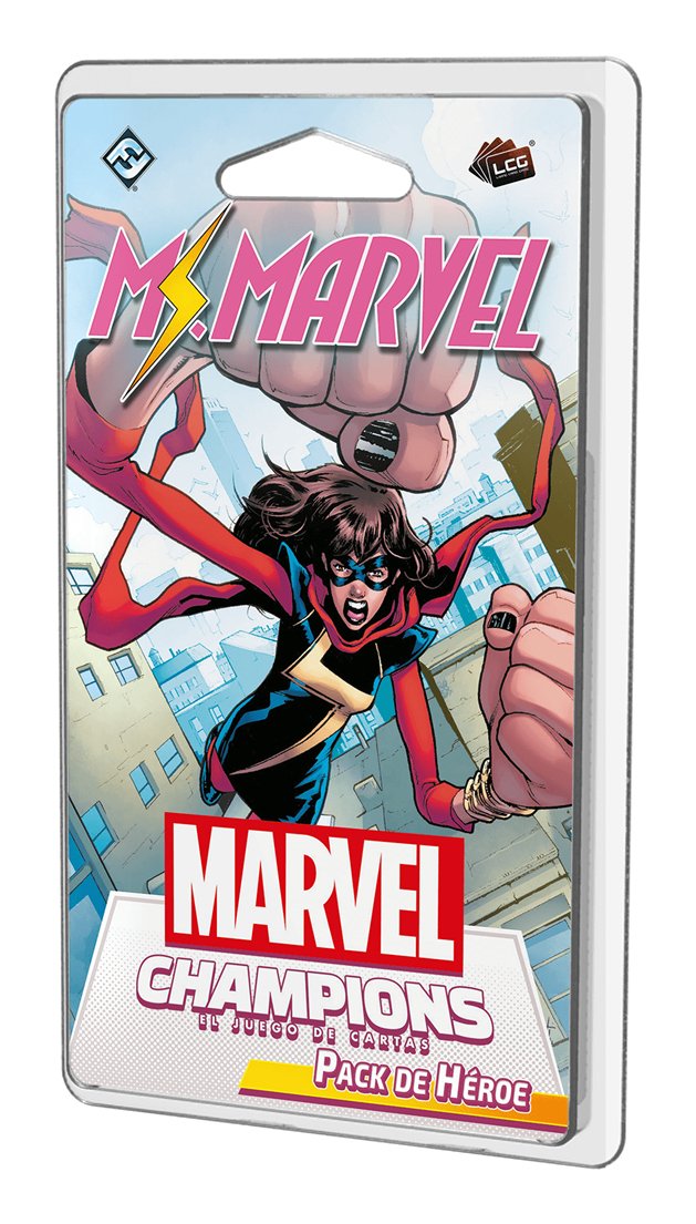 Set Of Desk Marvel Champions Ms Marvel Pegi 14