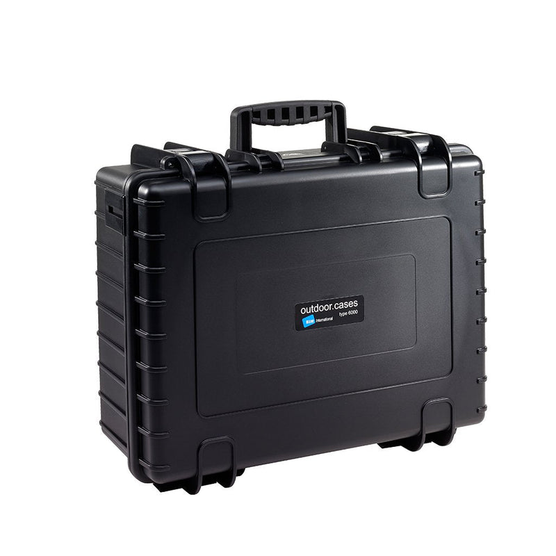 B & W Outdoor Case Type 6000 Inserto Partición Acolchado Black
