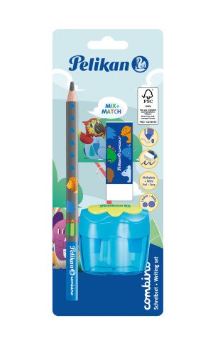 Pelikan 821605 Pencil Colour Blue Set Combino Bs, Rad.,ansp.,azul — image 1