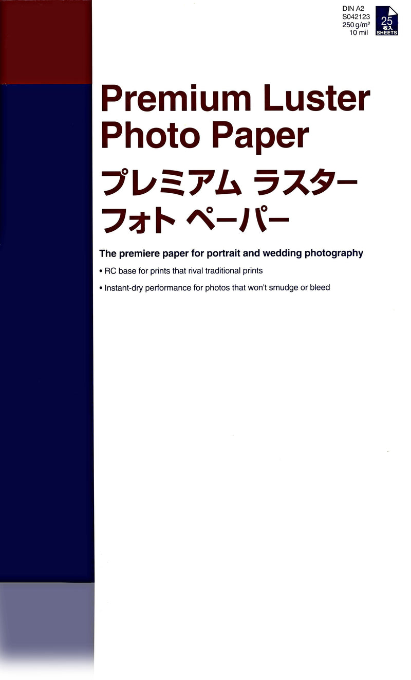 Epson Genuine Paper Inkjet Fotografico Luster Premium A2 240GR 25 Hojas
