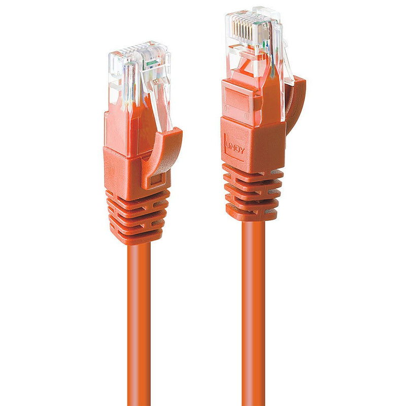 Lindy 48105 Network Cable Orange 0,3M CAT.6 U/UTP (UTP)