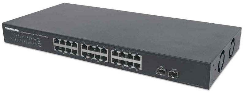 Intellinet Switch 24X Ge Rackmount 2X Sfp