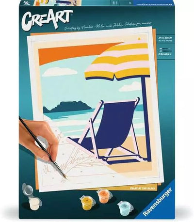 Ravensburger Creart - Relájate Playa, Pintando 23897 — image 1