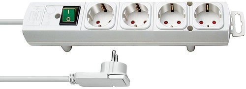 Brennenstuhl Power Strip Comfort-line Plus White With Plug Plana 2 Metres (4 Sockets 1153120100 — image 1