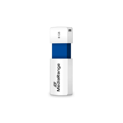 Mediarange USB Flash Drive MR971 8GB USB Type a 2.0 Blue White — image 1