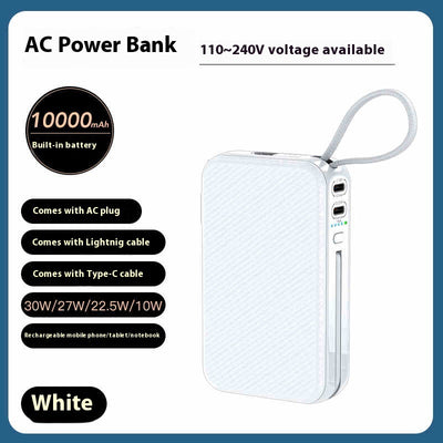 Comes With Plug Cord Multi-functional Two-in-one 30W Power Bank