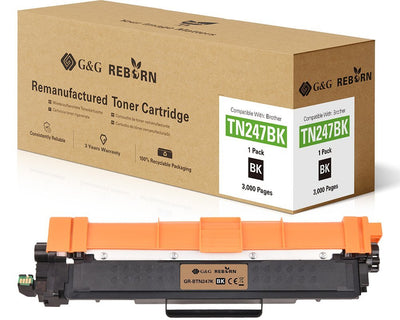 G&g Reborn-toner Compatible With Brother TN-247BK — image 1