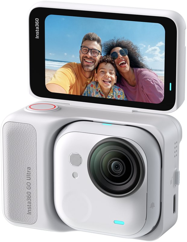 INSTA360 Camera Acción Go Ultra Standard Bundle Arctic White 4K