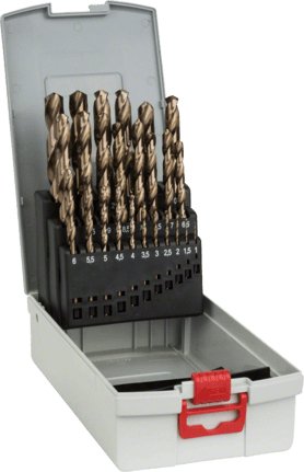 Bosch Set Of Drill Bits Probox Hss-co, 1-13MM, 135 °, 25 - — image 1