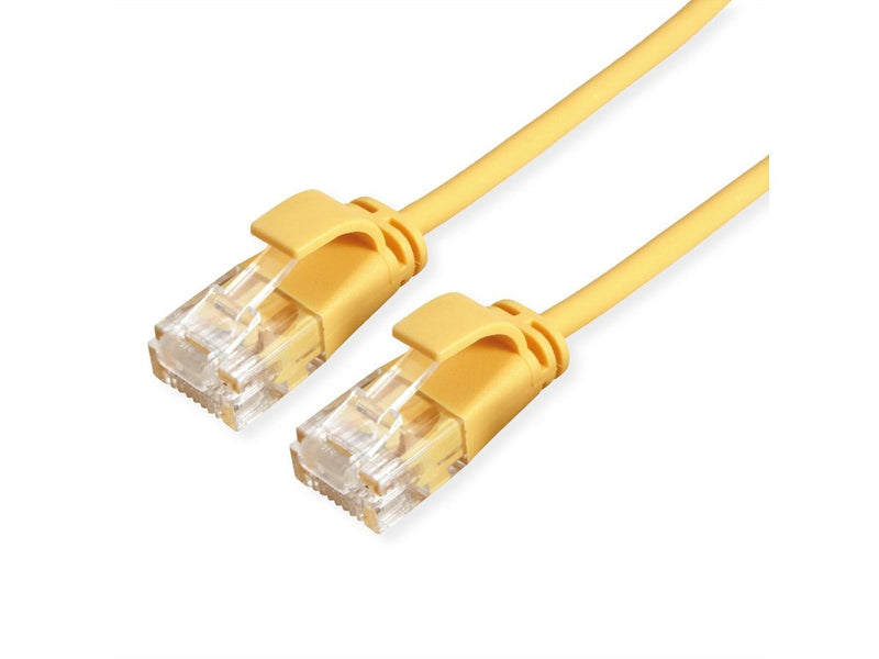 Roline Verde UTP Network Cable CAT.6A (class Ea), Lsoh, Slim, Amarillo 1,5M