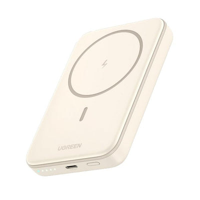 UGREEN 10000MAH Mini Powerbank Wireless 20W With Magsafe White — image 1